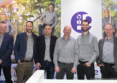 Het verkoopteam van Plantise, Johnny Hattrick, Sander Leggraaf, Rob van Dijk, Arjan Sonneveld, Wilco Meuldijk en Peter van Meijl.